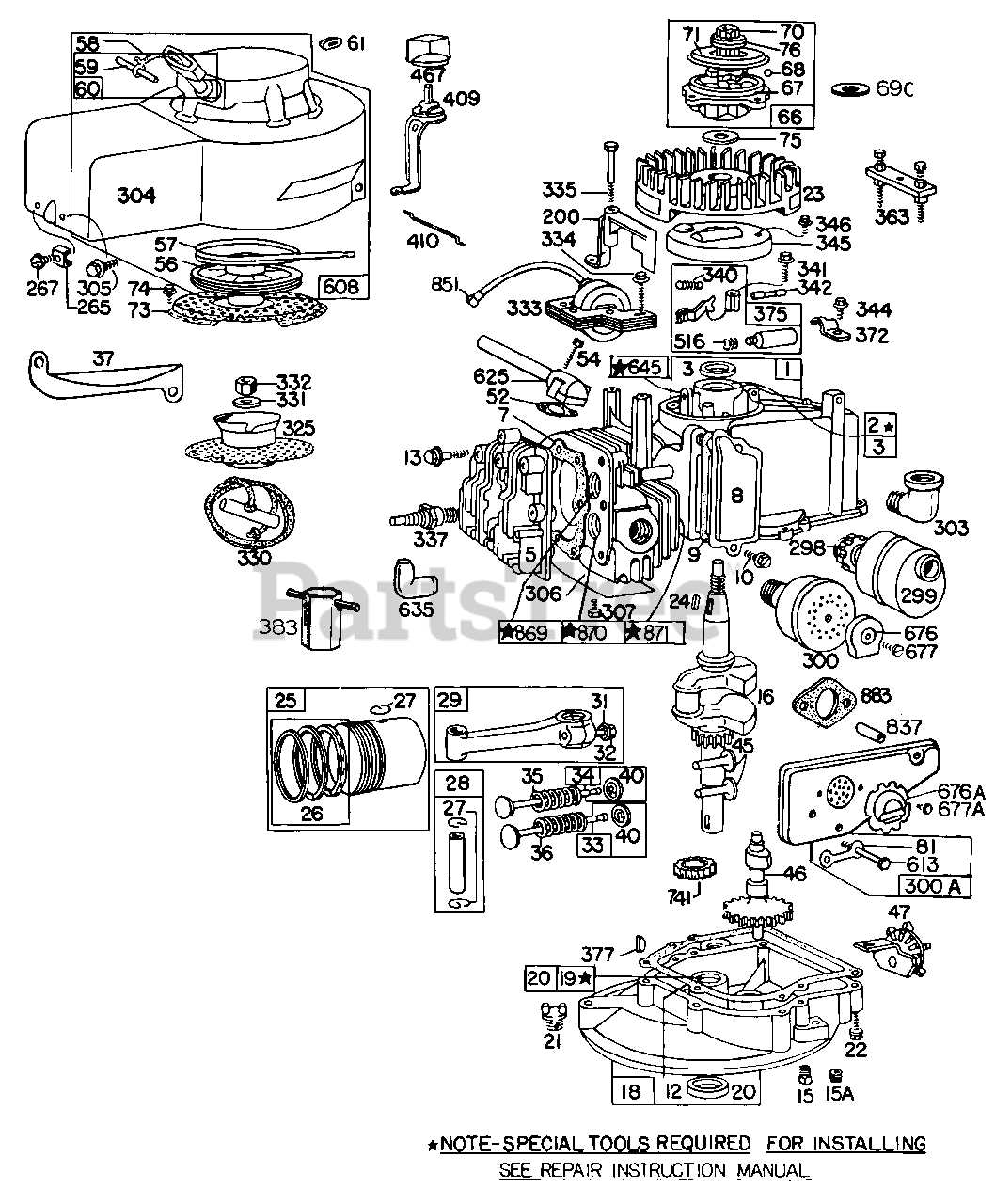 An Illustrative Guide To The Inner Workings Of A Briggs And Stratton Engine