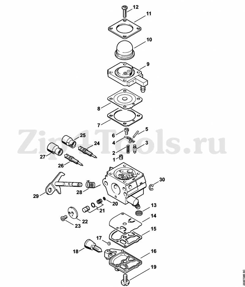 Understanding The Stihl Fs Carburetor A Detailed Diagram