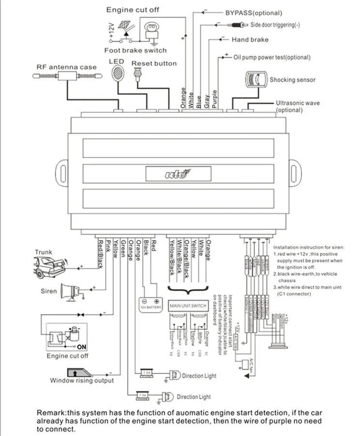 Wiring Diagram For Autostart Remote Starter